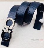 New Copy Salvatore Ferragamo Dark Blue Mens Belt - Best Quality